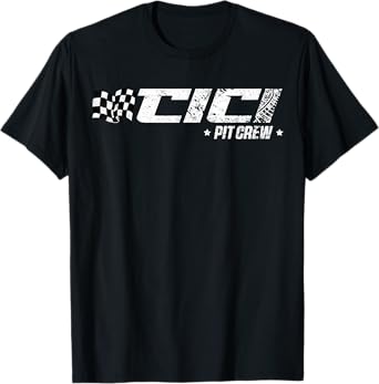 Cici Pit Crew Race Car Birthday Family Racing T-Shirt