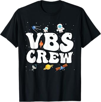 Space VBS Crew Vacation Bible VBS Teacher Christian School T-Shirt