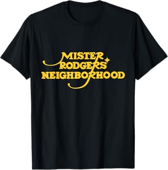 Vintage Yellow Mister Rodgers Neighborhood Lover Deisign T-Shirt