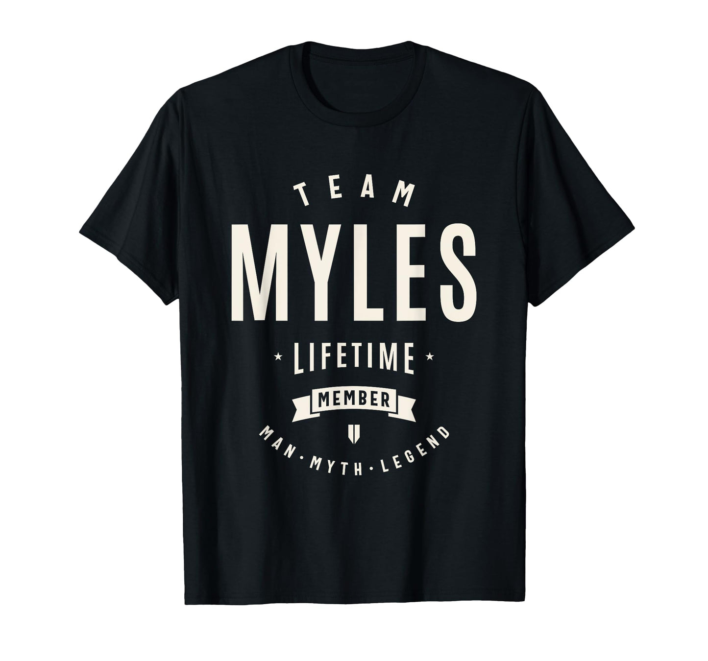 Team Myles Lifetime Member Funny Name Myles T-Shirt