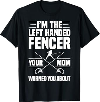Funny Fencing Art For Men Women Kids Fencer Fencing Sport T-Shirt