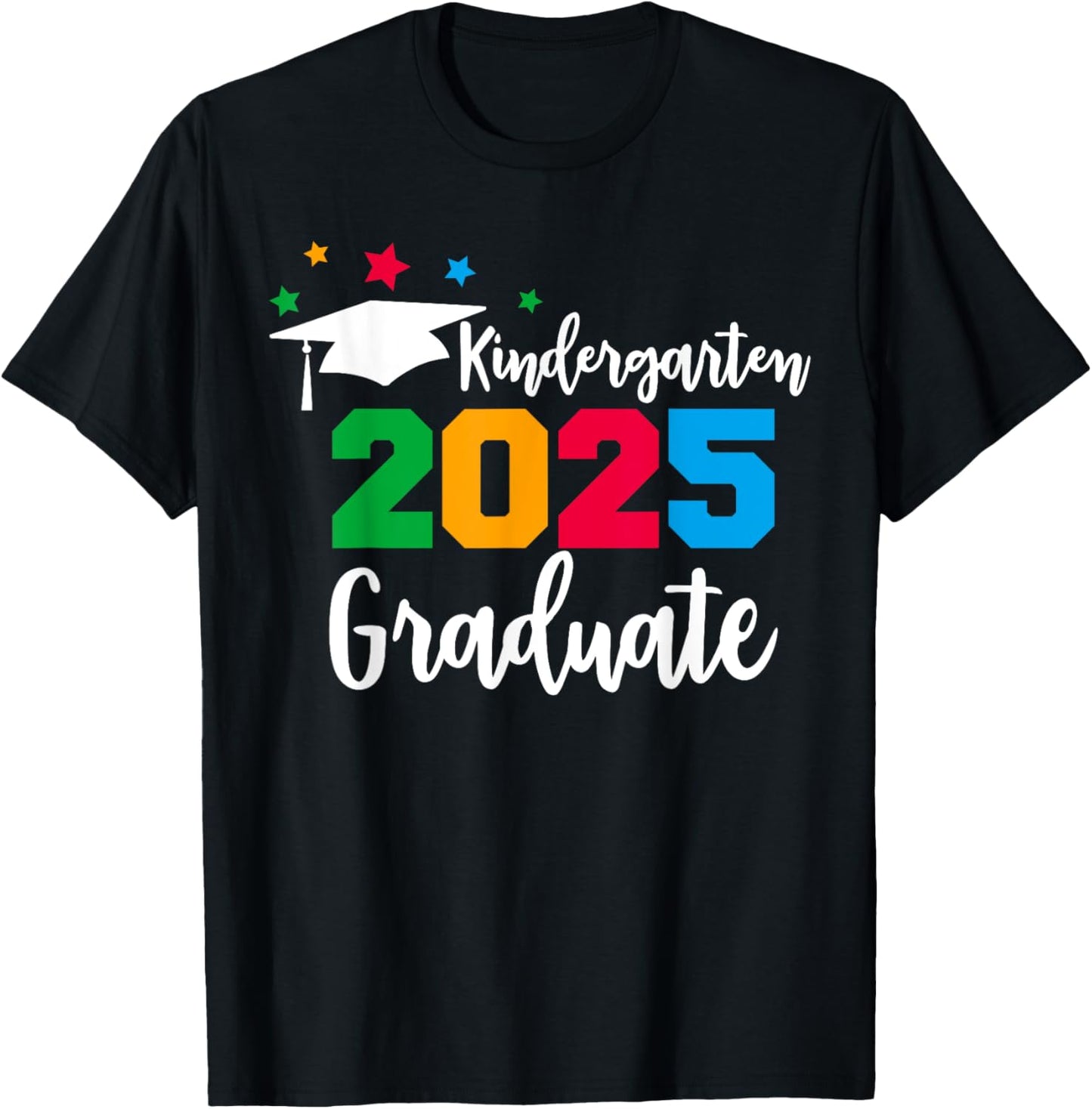 Kindergarten 2025 Graduate Class Of 2025 Matching Squad T-Shirt