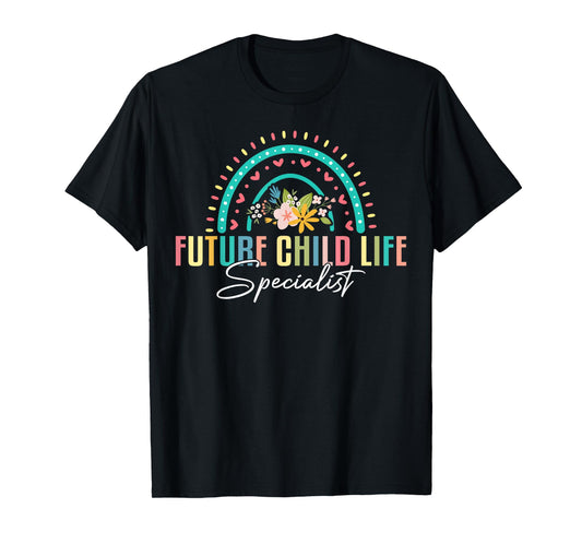 Floral Future Child Life Specialist T-Shirt