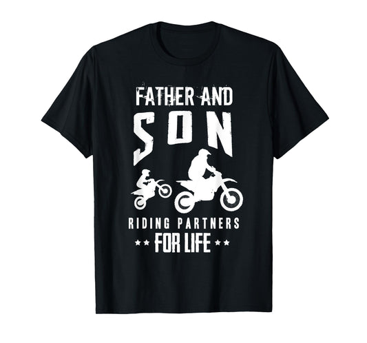 Father And Son Riding Partners For Life T-Shirt