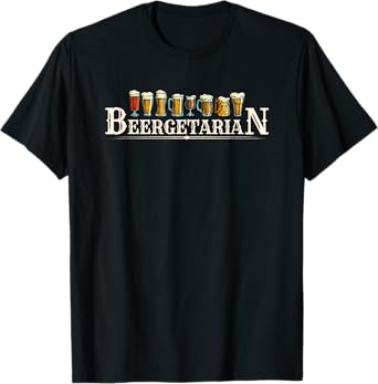 Beergetarian Funny Brewer Craft Beer Lovers Drinking T-Shirt