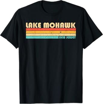 LAKE MOHAWK NEW JERSEY Funny Fishing Camping Summer T-Shirt for Men Women Kids