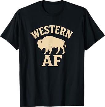 Funny Country and Western AF | Vintage Rodeo Cowboy T-Shirt