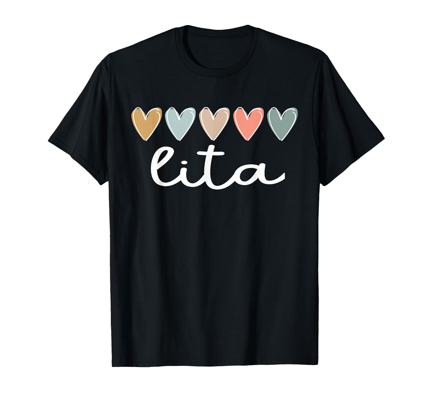 Lita Hearts Lita Grandma Lita Grandmother T-Shirt