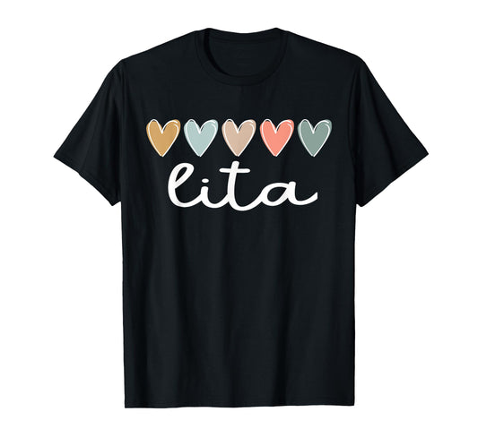 Lita Hearts Lita Grandma Lita Grandmother T-Shirt