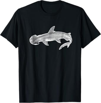 Bonnethead Shark Tshirt Deep Sea Fishing Ocean Shark Fish T-Shirt