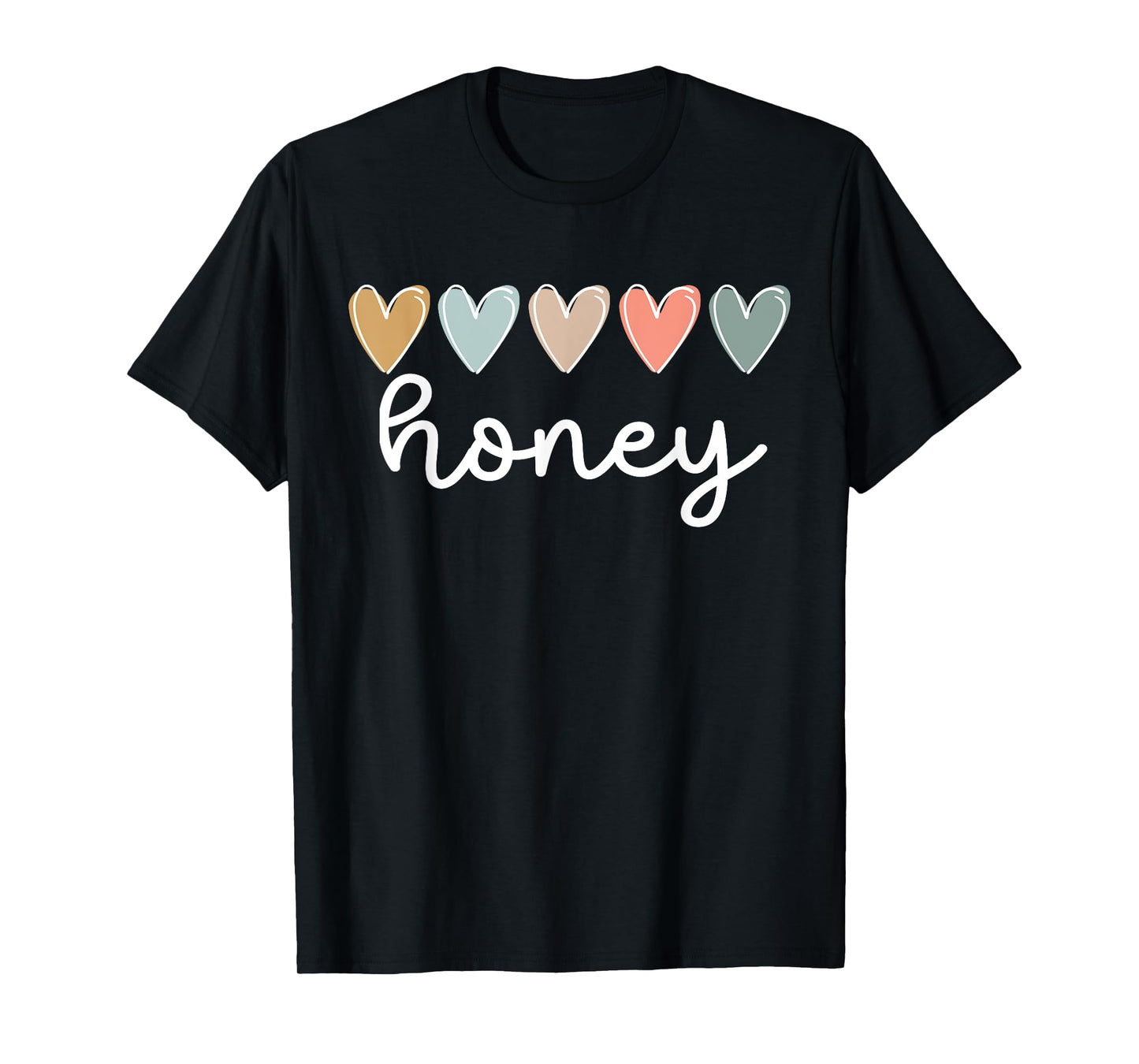 Honey Grandma Hearts Honey Grandmother T-Shirt