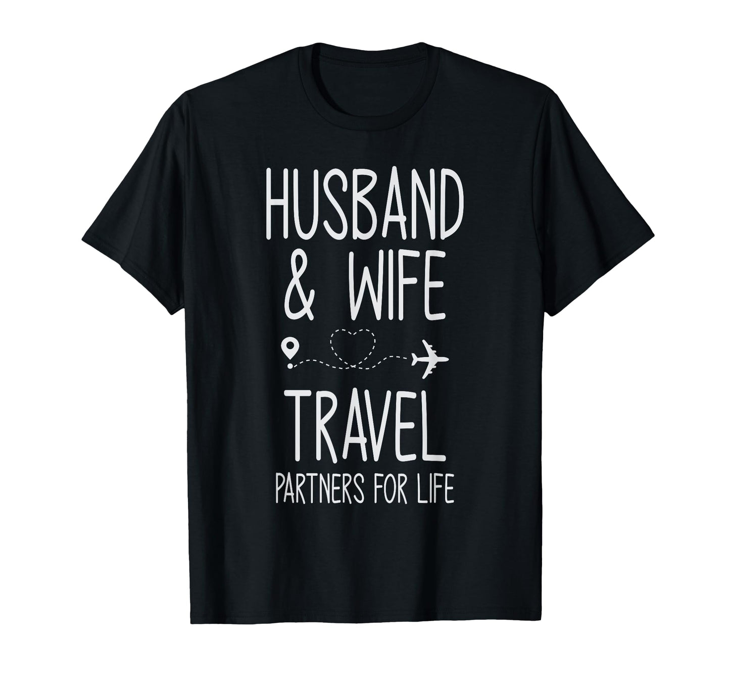 Couple Matching Husband And Wife Travel Partners For Life T-Shirt