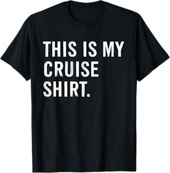 This Is My Cruise Shirt Vacation T-Shirt