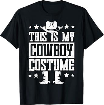Cowboy Costume Country Western Costume Men Women Kids T-Shirt