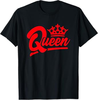 Queen Hearts Halloween Costume - Valentines Queen of Hearts T-Shirt