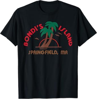 Bondi's Islands Vacation Retro Sunset Palm Trees Vacation T-Shirt