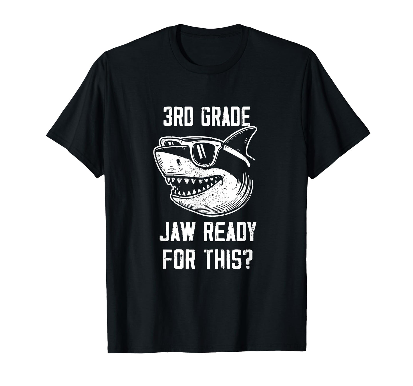 3RD Grade Jaw Ready For This Kids Shark Ocean Wildlife T-Shirt