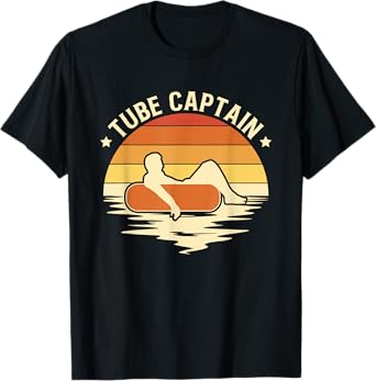 Tube Captain River Tubing Floating T-Shirt