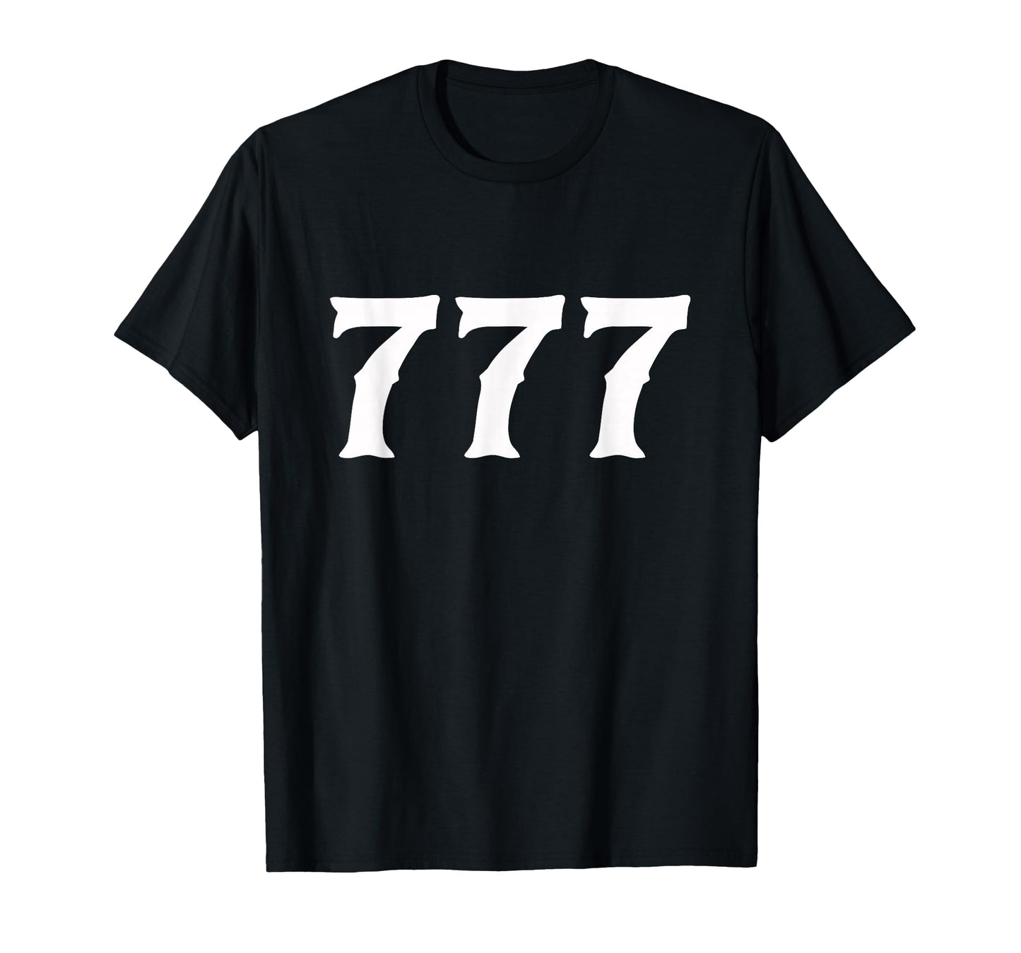 777 Numerology Spiritual Personal Number 777 Angel Number T-Shirt