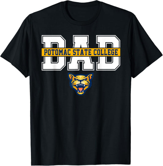 Potomac State College Dad Father Arch Vintage Design Men T-shirt by TeeBrew
