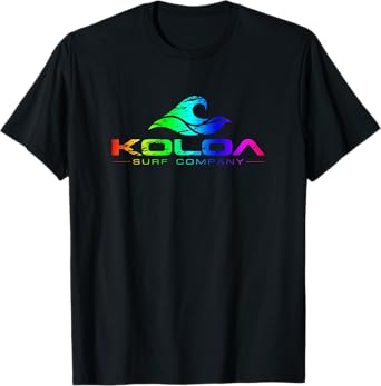 Koloa Surf Vintage Wave Multicolor Lightweight, Graphic T-Shirt