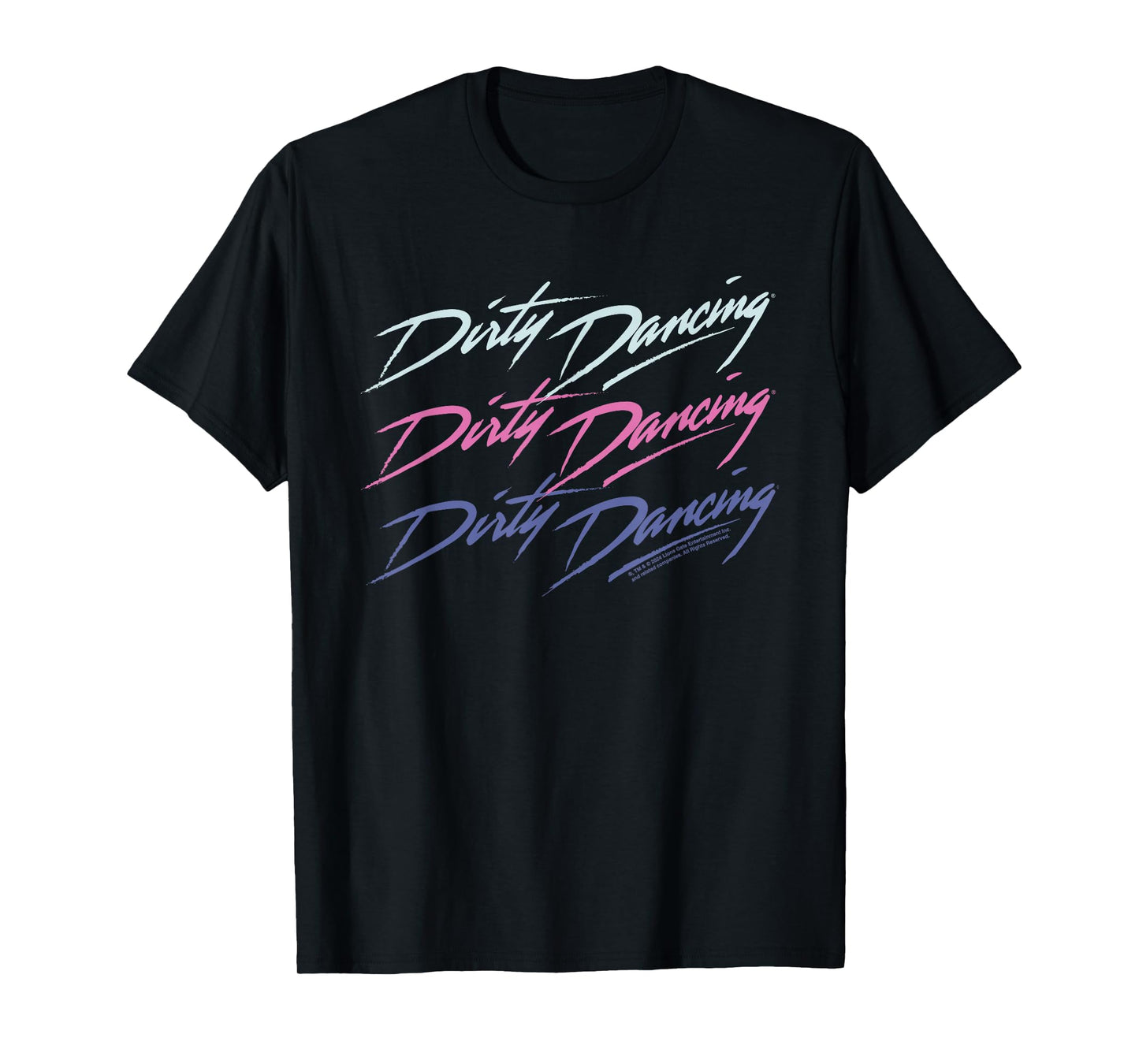 Dirty Dancing Classic Trio Text Logo T-Shirt