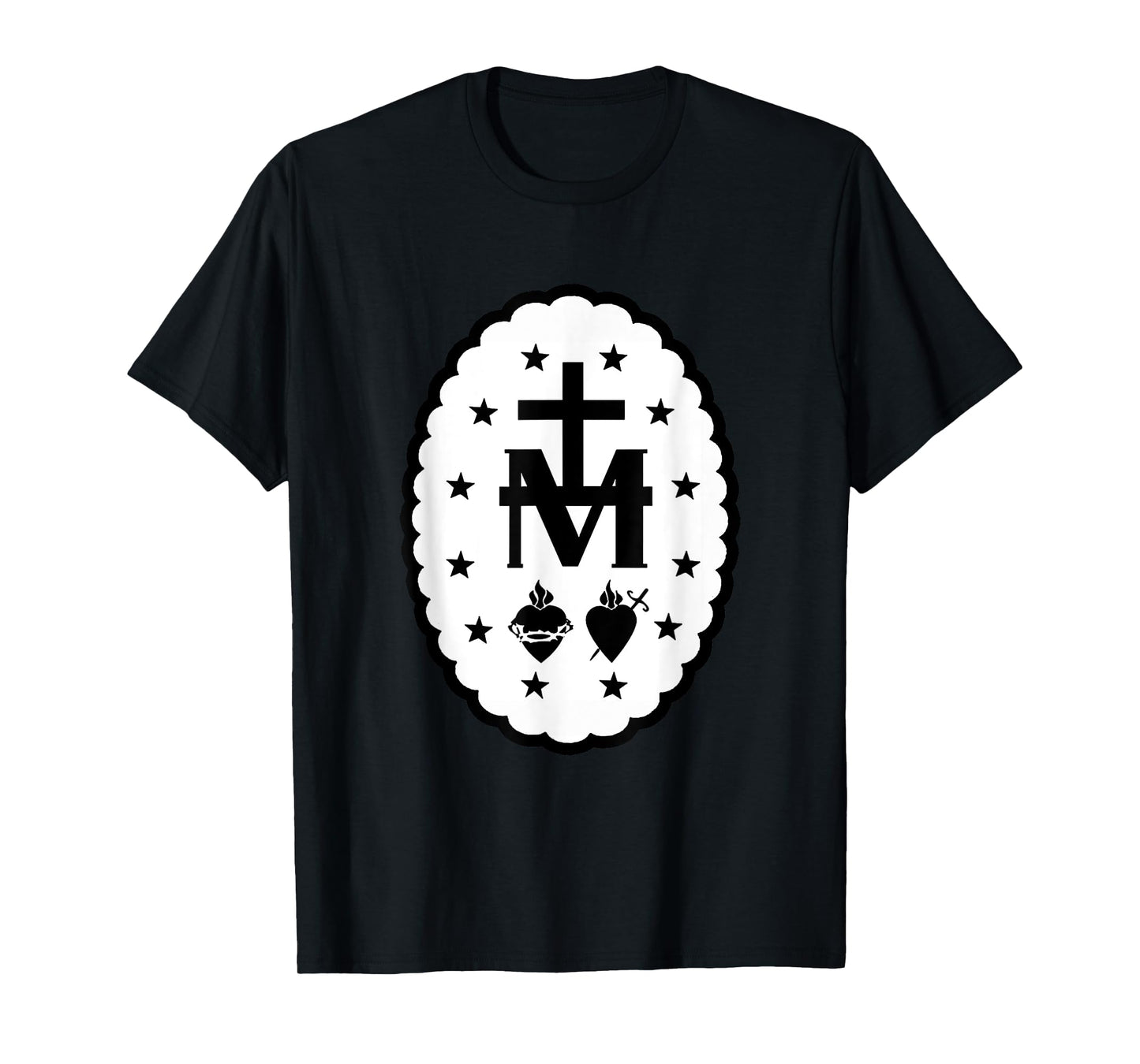 Immaculate Heart Of Mary Devotion Cross Symbol T-Shirt