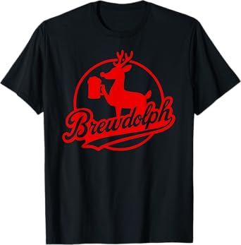 Funny Brewdolph It's The Most Wonderful TIME for A Beer T-Shirt