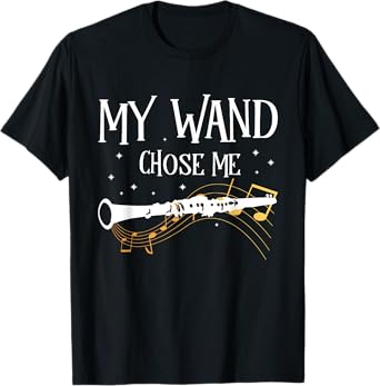 MY Wand Chose Me Clarinet T-Shirt