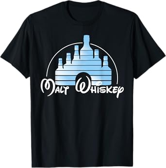 Malt Whiskey Shirt, Funny Gift Idea Pun Logo Parody T-Shirt