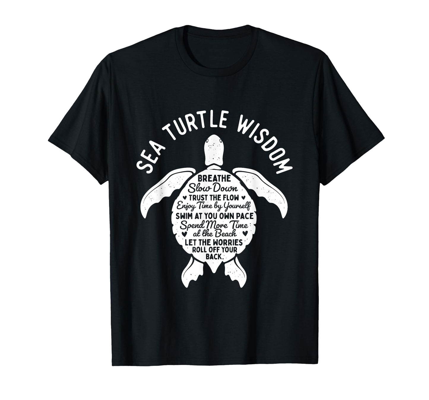 Sea Turtle Wisdom - Beach Cute Tortoise Sea Animal T-Shirt