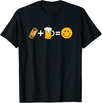 Burrito Beer Foodie - Mexican Food Burrito T-Shirt