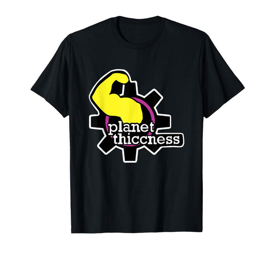 Planet Thiccness Funny Gym Thickness T-Shirt