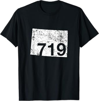 Colorado Springs Pueblo Area Code 719 Shirt, Colorado Gift