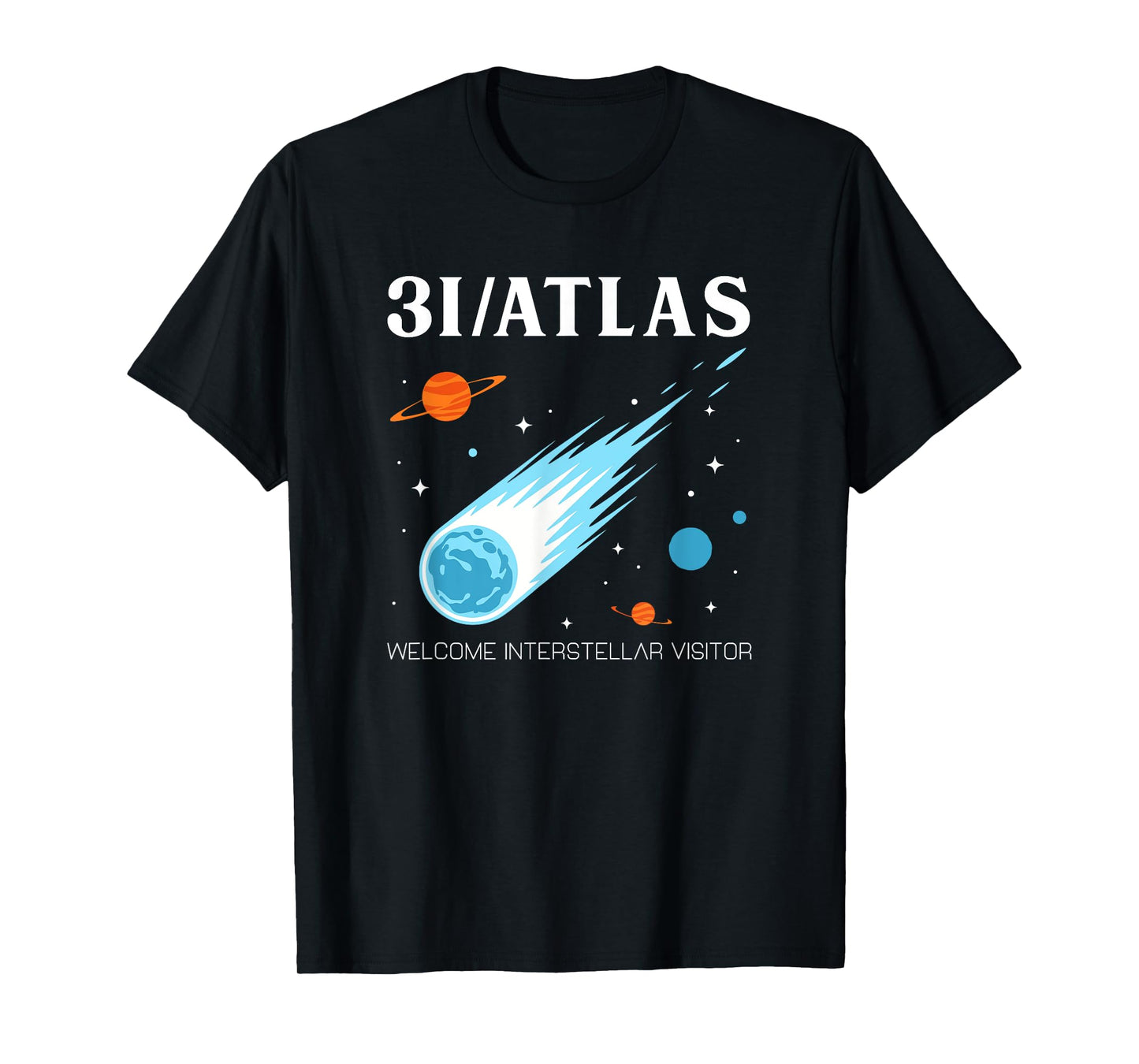 3I/Atlas Interstellar Visitor Comet Space Exploration Art T-Shirt