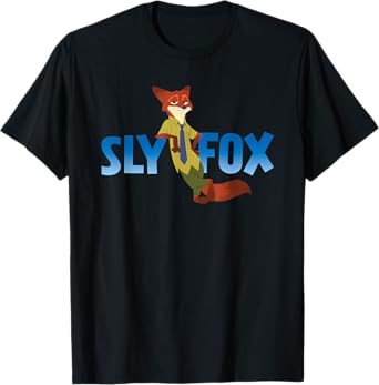 Disney Zootopia Nick Wilde "Sly Fox" T-Shirt