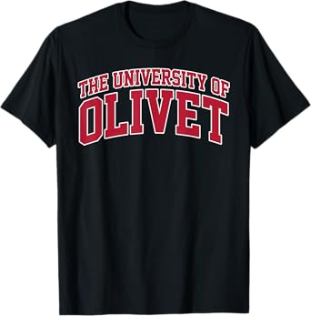 The University of Olivet Arch Vintage Design for Men Women T-Shirt