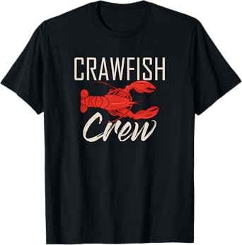 Crawfish Crew Shirt Seafood Cajun Boil Crayfish Louisiana T-Shirt