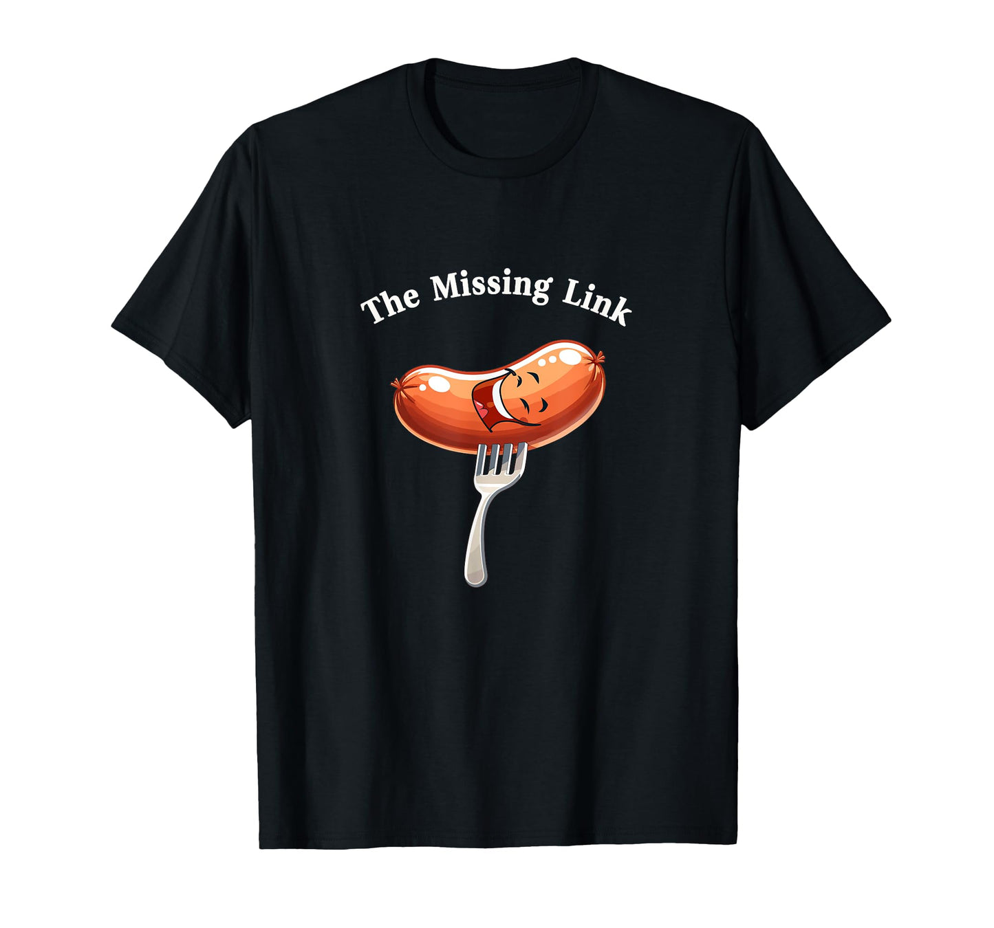The Missing Link Sausage Smile BBQ Party Fun T-Shirt