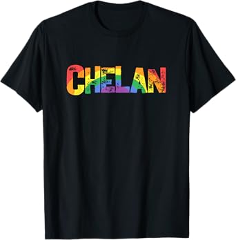 Lake Chelan Washington LGBTQ Pride T-Shirt