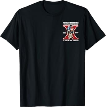 Proud Member Of Your Feelings Horror Skull X Generation T-Shirt