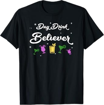 Women's Day Drink Believer Cocktails T-Shirt T-Shirt
