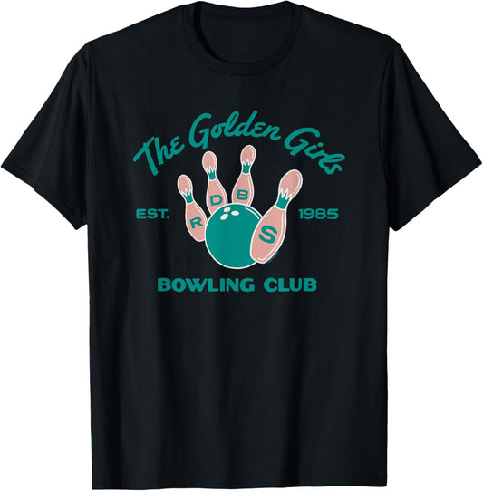 The Golden Girls Bowling Club Est. 1985 Vintage Logo T-Shirt