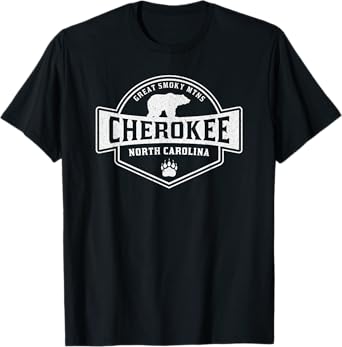 Cherokee North Carolina Great Smoky Mountains T-Shirt