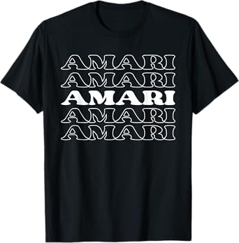 Amari Name Personalized First Nickname Surname T-Shirt