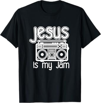 Christian Music Outfit for Men Women Kids Jesus is my Jam T-Shirt