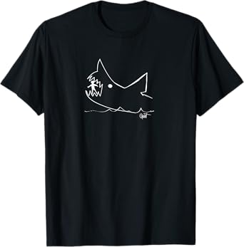 Shark movie chalkboard T Shirt T-Shirt