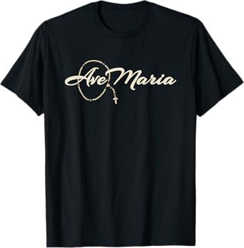 Ave Maria Rosary T-Shirt