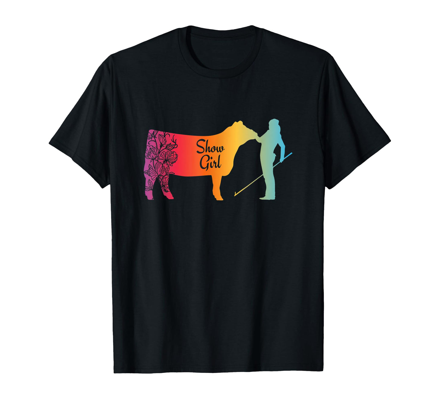 Show Girl - Fun Livestock Cattle Showing T-Shirt
