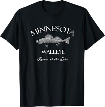 Minnesota - Walleye - Fishing T-Shirt